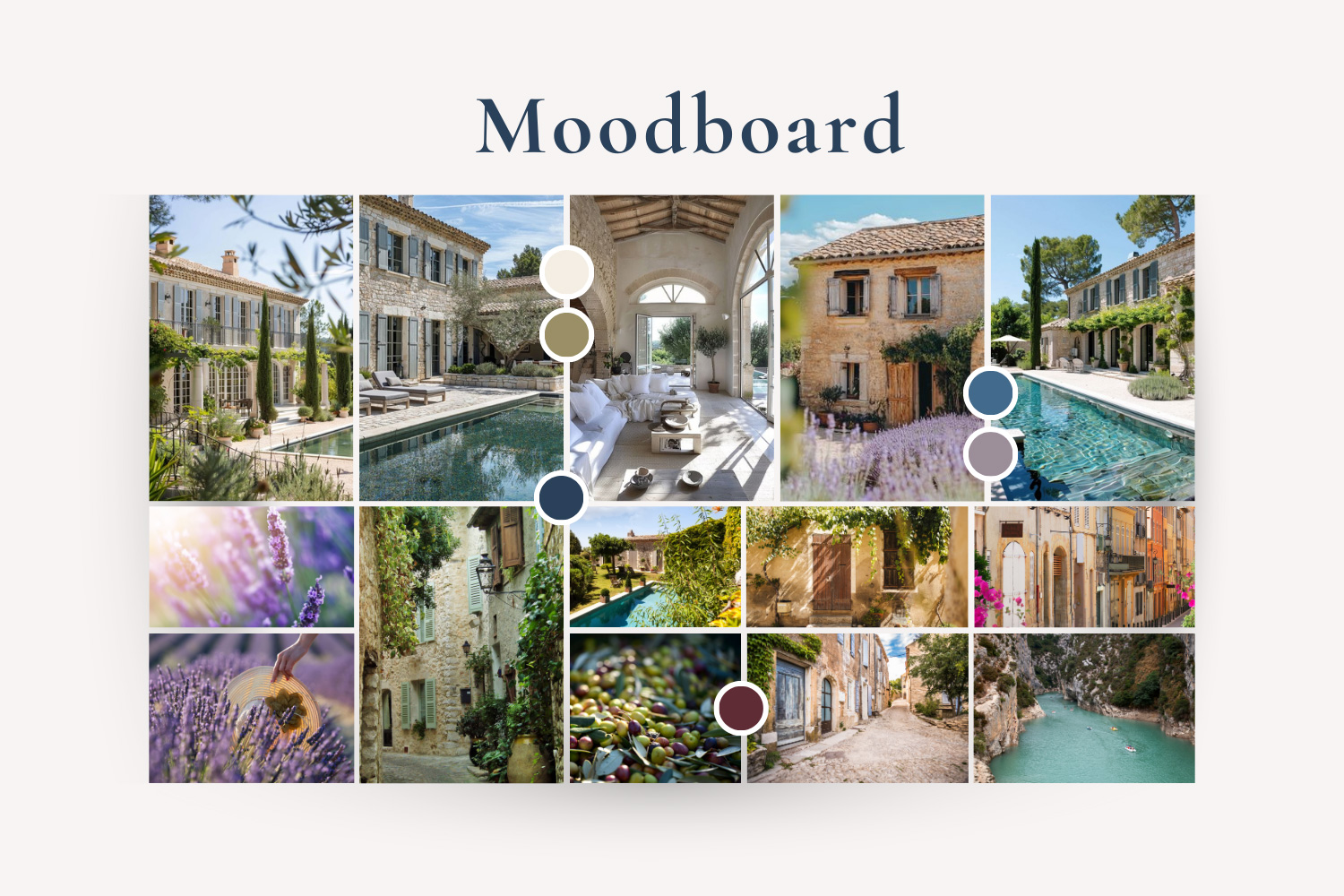 Moodboard voor Le Nid Du Loriot