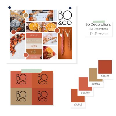 Bo & Co Branding - moodbord